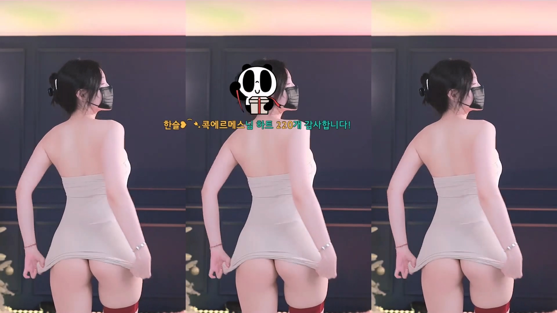 Muse♪❤️뮤즈（muse62）빨간 T팬티 하얀 엉덩이.jpg