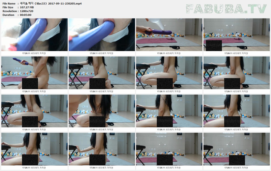 세리＆예지（lilac33）2017-09-11