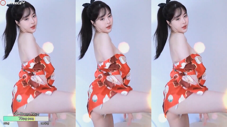 ♥연화（zzey33）토실토실 빽반바지 엉덩이 댄스