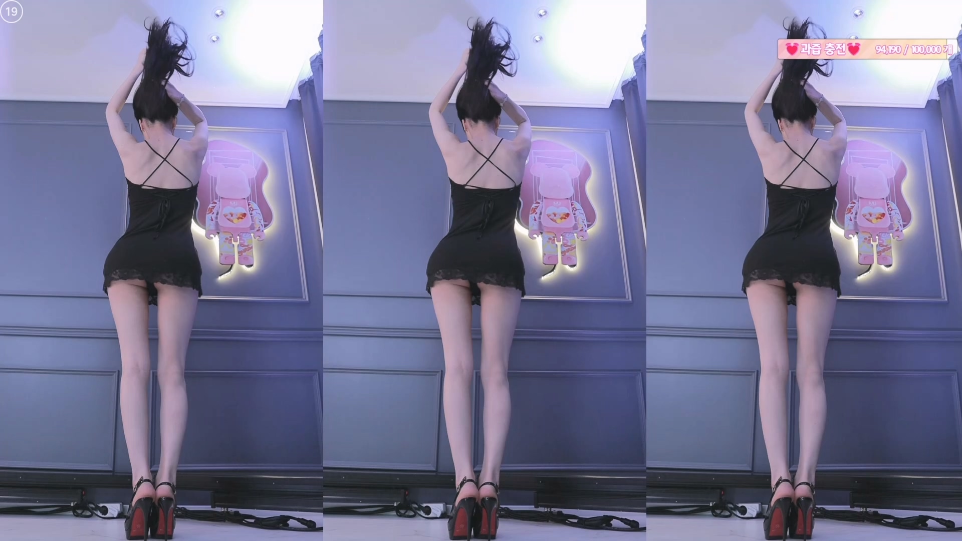 과즙세연（m0m099）251212 검정색 잠옷
