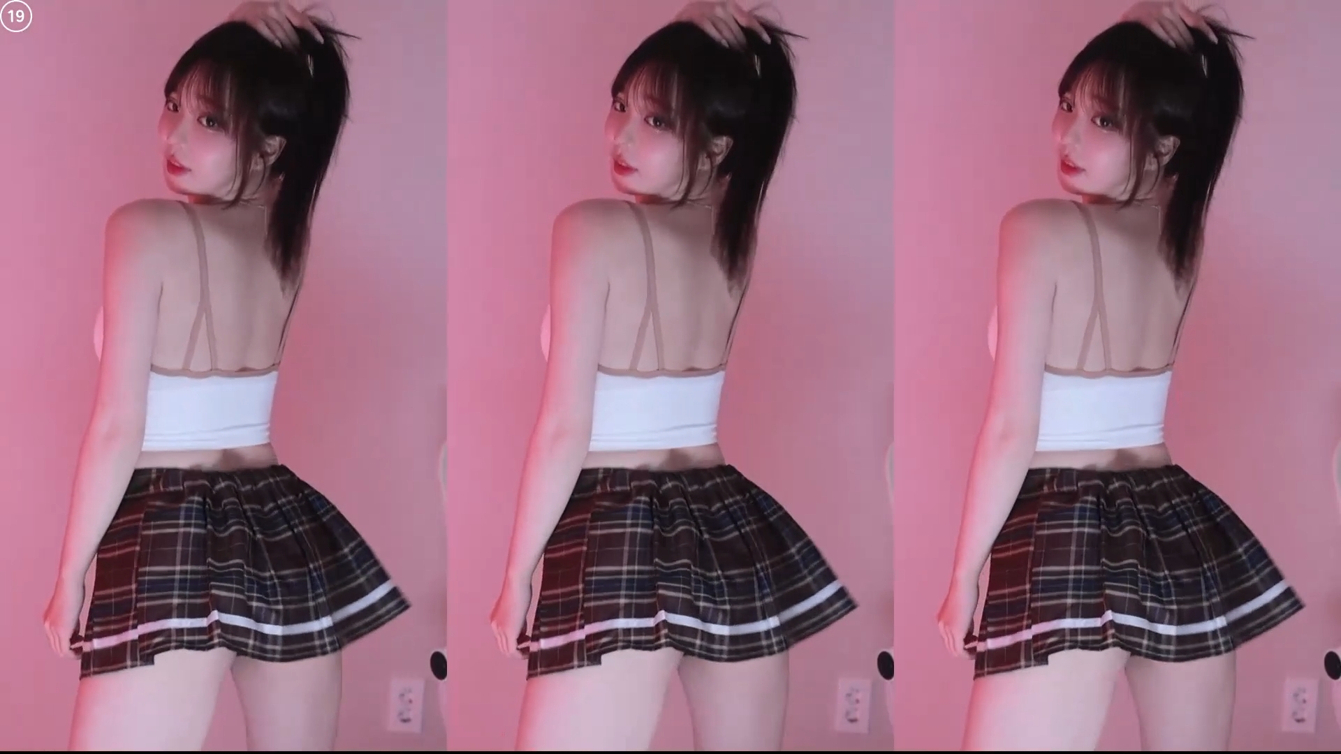 러아♡（smmms2002）스쿨룩 테니스 치마 나시티 250911