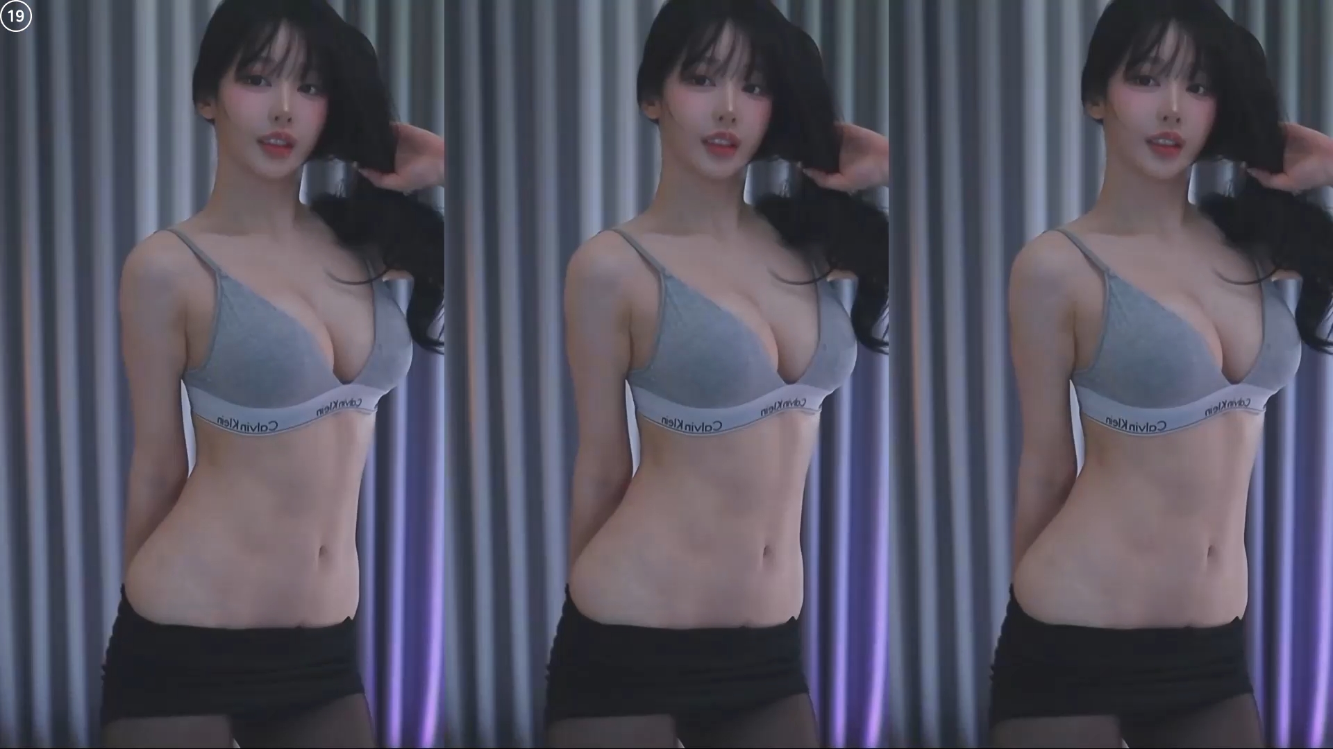 쑤지（tnwl9630）검스 오피스룩 바닥 거울 CK 브라 250605