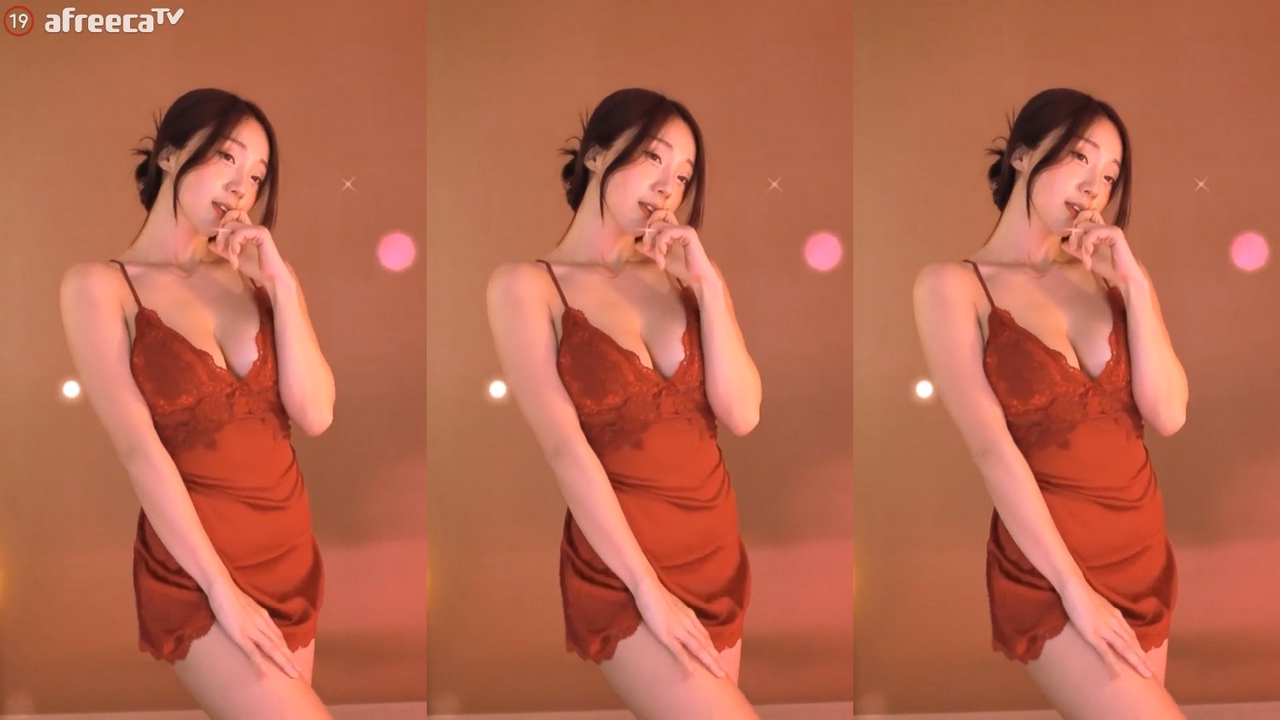 유니나♥（dlsgk1763）섹시의상 빨간 잠옷