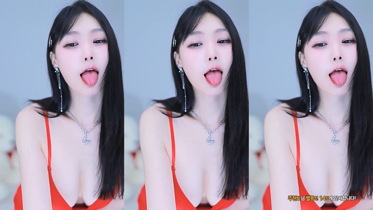 효카♥（purelove2）새빨간 원피스 꼴잘알 리액션 250709