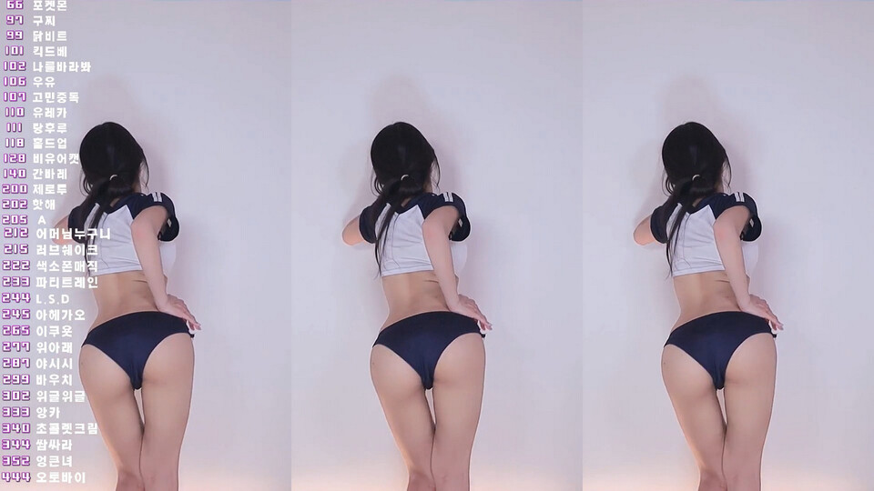 히리ミ⛧（pqf1207）치골 보여주면서 댄스