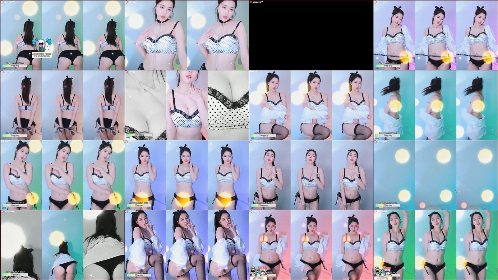 섹시한 엉큰녀 댄스 여캠 궁뎅이살