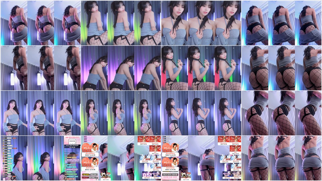 젼2（jeonee）섹시 망사 스타킹 엉덩이 트월킹 210325